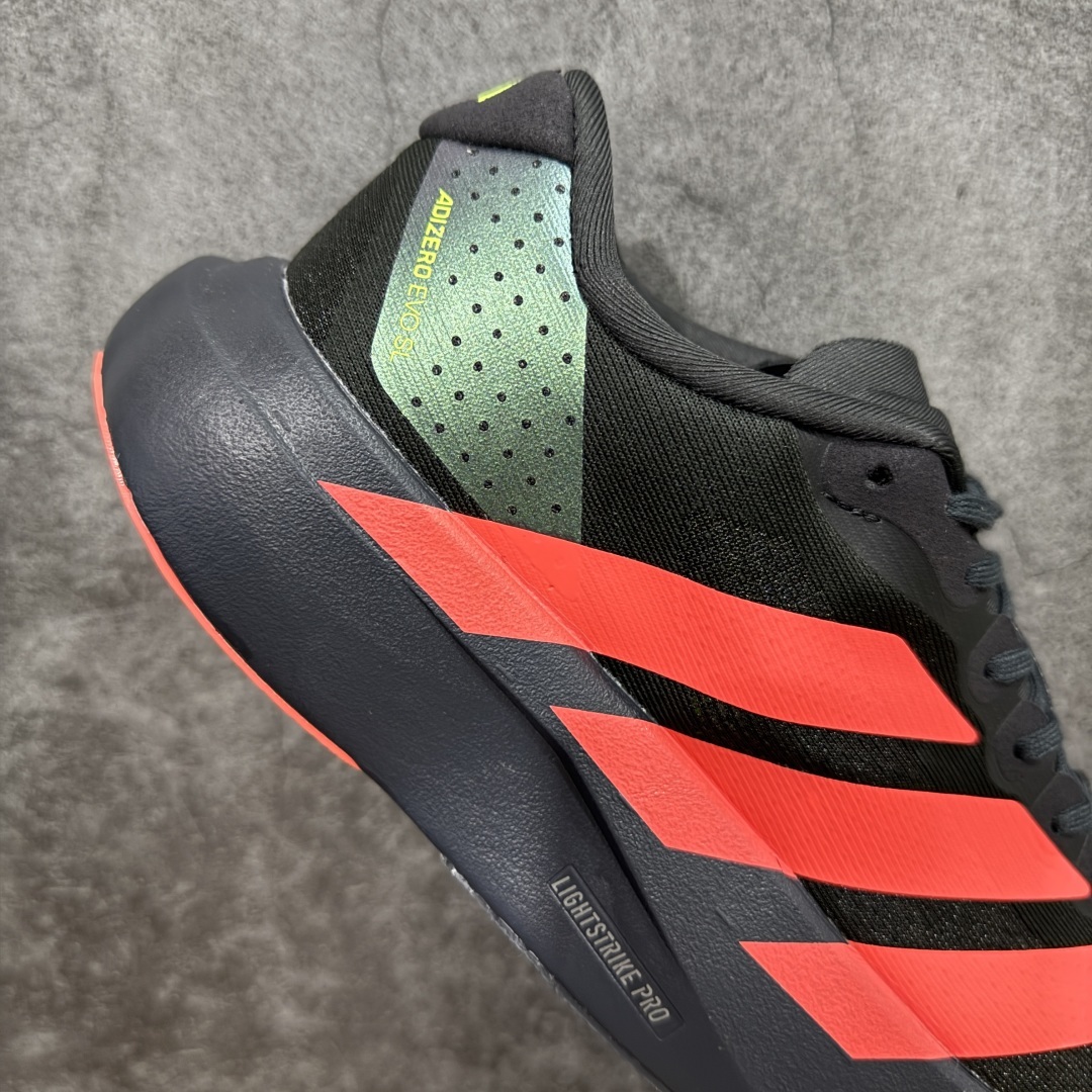 【渠道纯原】AD Adizero Eva SL M 零度进化版系列低帮轻便透气竞速休闲运动慢跑鞋 J