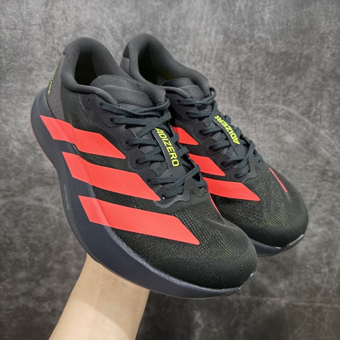 【渠道纯原】AD Adizero Eva SL M 零度进化版系列低帮轻便透气竞速休闲运动慢跑鞋 J