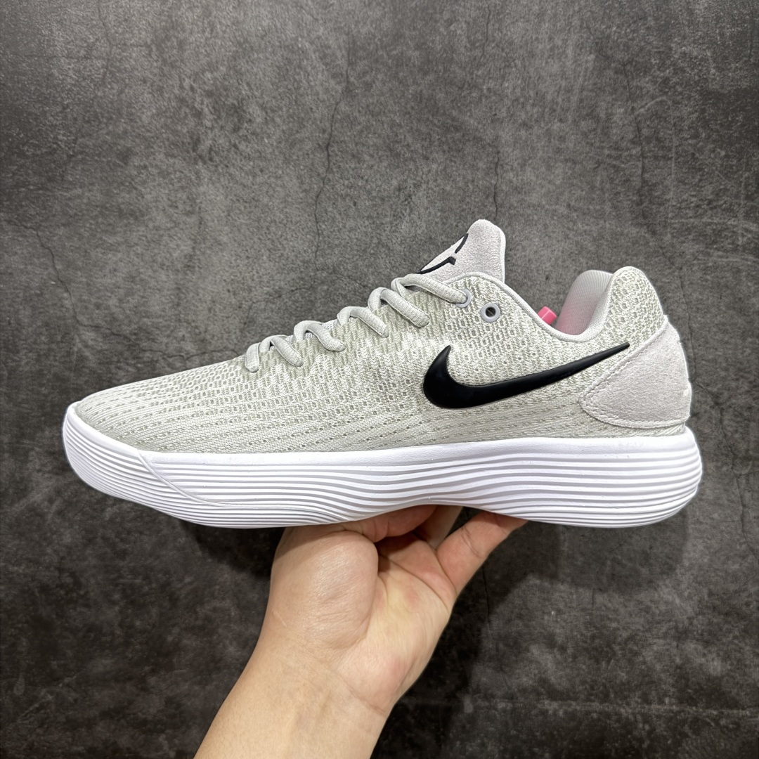 K版纯原NK Hyperdunk HD2017 Low EP 实战篮球鞋 白灰 897637-100 实战神鞋
