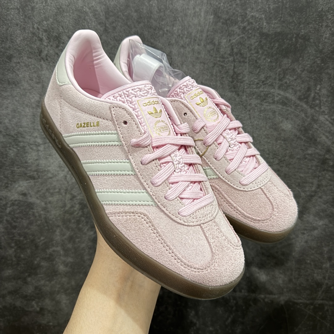 【纯原版】Adidas Originals Gazelle Indoor 防滑低帮T头德训鞋 GZ