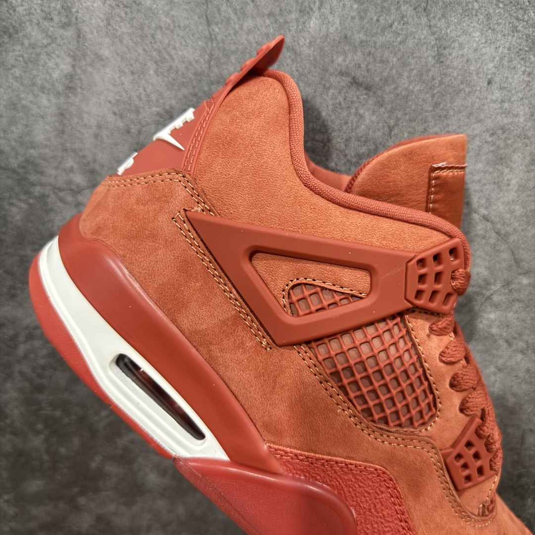 OG纯原Nigel Sylvester x Jordan Air Jordan 4 ”Brick by Brick”BIKE 红砖 橙棕