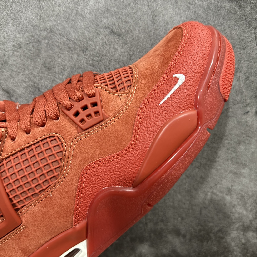 OG纯原Nigel Sylvester x Jordan Air Jordan 4 ”Brick by Brick”BIKE 红砖 橙棕