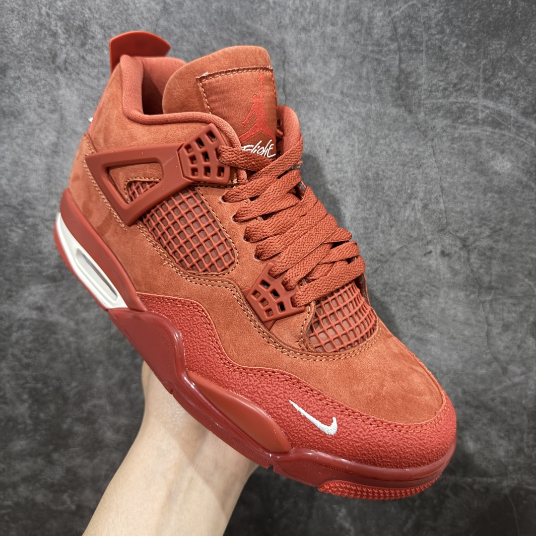 OG纯原Nigel Sylvester x Jordan Air Jordan 4 ”Brick by Brick”BIKE 红砖 橙棕