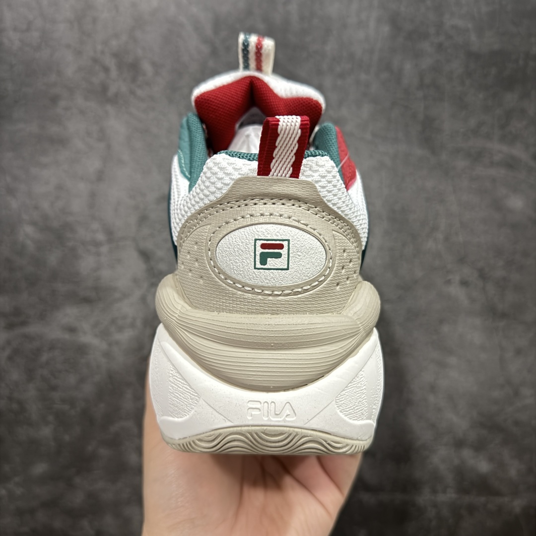  
【绿x版】FILA PEASE 斐乐豌豆鞋舒适百搭防滑耐磨低帮生活休闲鞋老爹鞋    f12WFAR