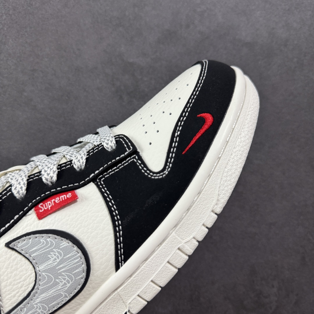 定制版The North FACE x Supreme x Nike Dunk SB Low 北面 x Sup x 耐克 SB 低帮 三方联名 黑白红 CS1688-105