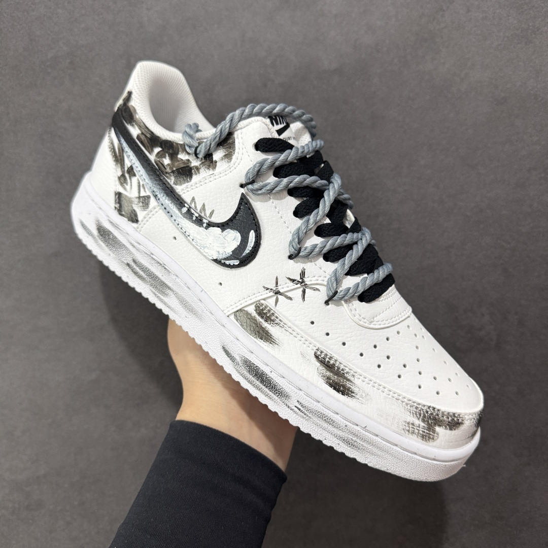 260 定制版Nike Court Vision 1 Low“暗黑骑士②” 手绘涂鸦定制板鞋 DH2987-211