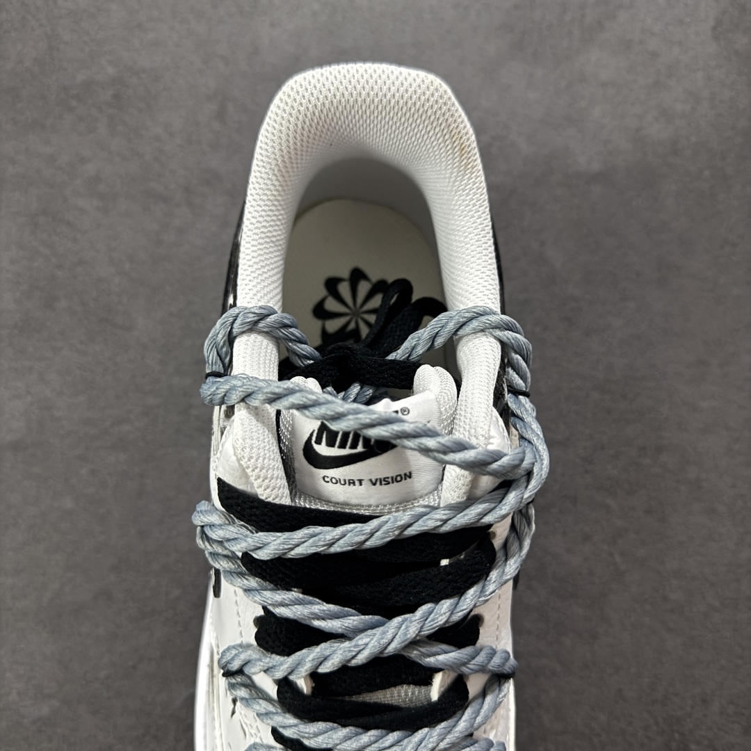 260 定制版Nike Court Vision 1 Low“暗黑骑士②” 手绘涂鸦定制板鞋 DH2987-211