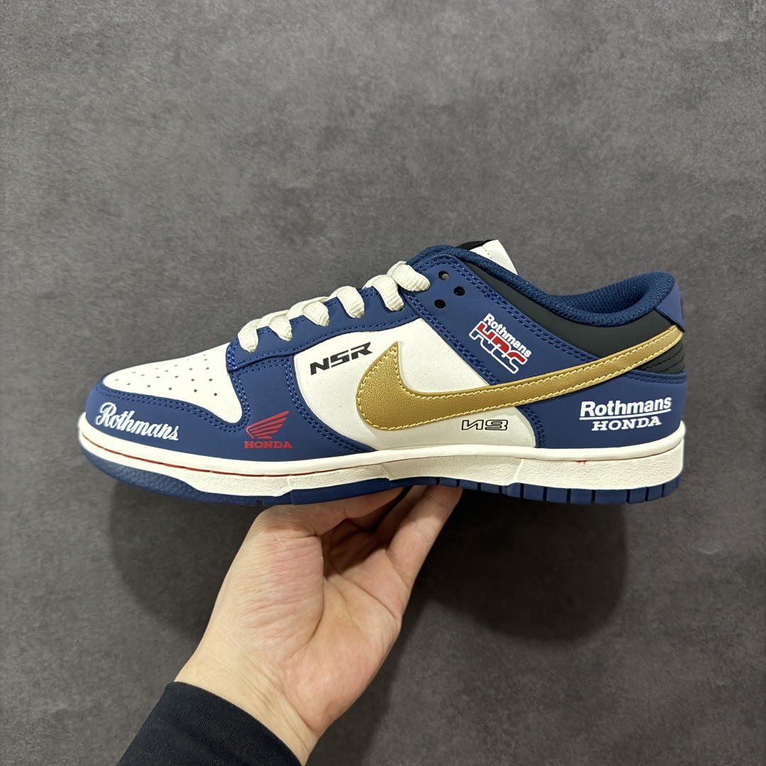 定制版Nike SB Dunk Low 复古白蓝 联名配色 周年高端定制 低帮休闲板鞋 MU0232-365