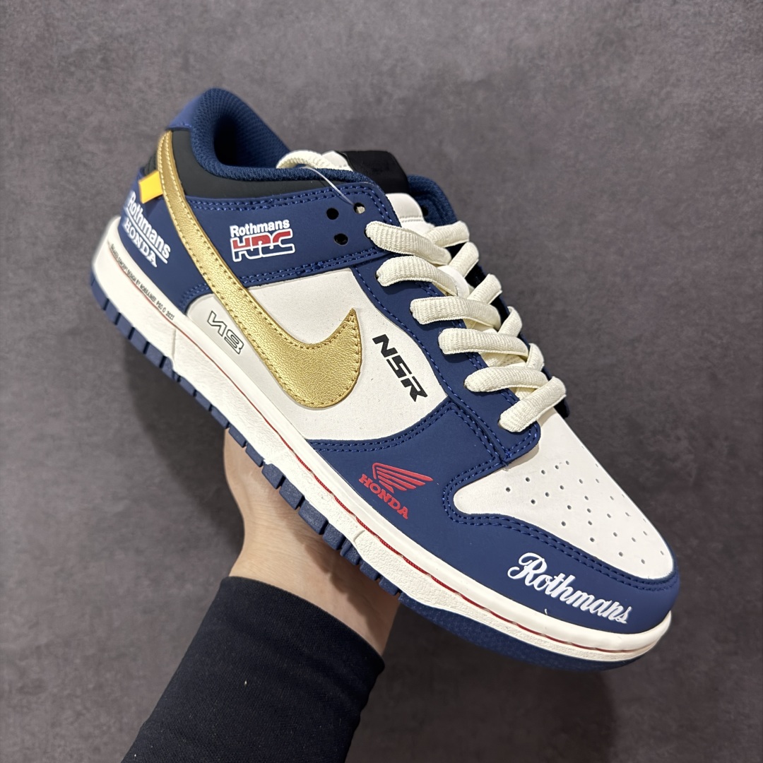 定制版Nike SB Dunk Low 复古白蓝 联名配色 周年高端定制 低帮休闲板鞋 MU0232-365