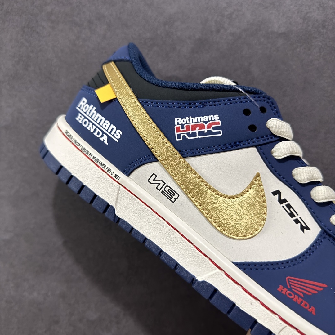 定制版Nike SB Dunk Low 复古白蓝 联名配色 周年高端定制 低帮休闲板鞋 MU0232-365