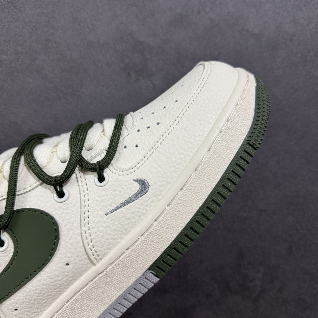 定制版海外限量发售！NIke Air Force 1 '07 Low “Supreme联名——双拼灰绿抽绳”空军一号 低帮 运动鞋 DM6868-070