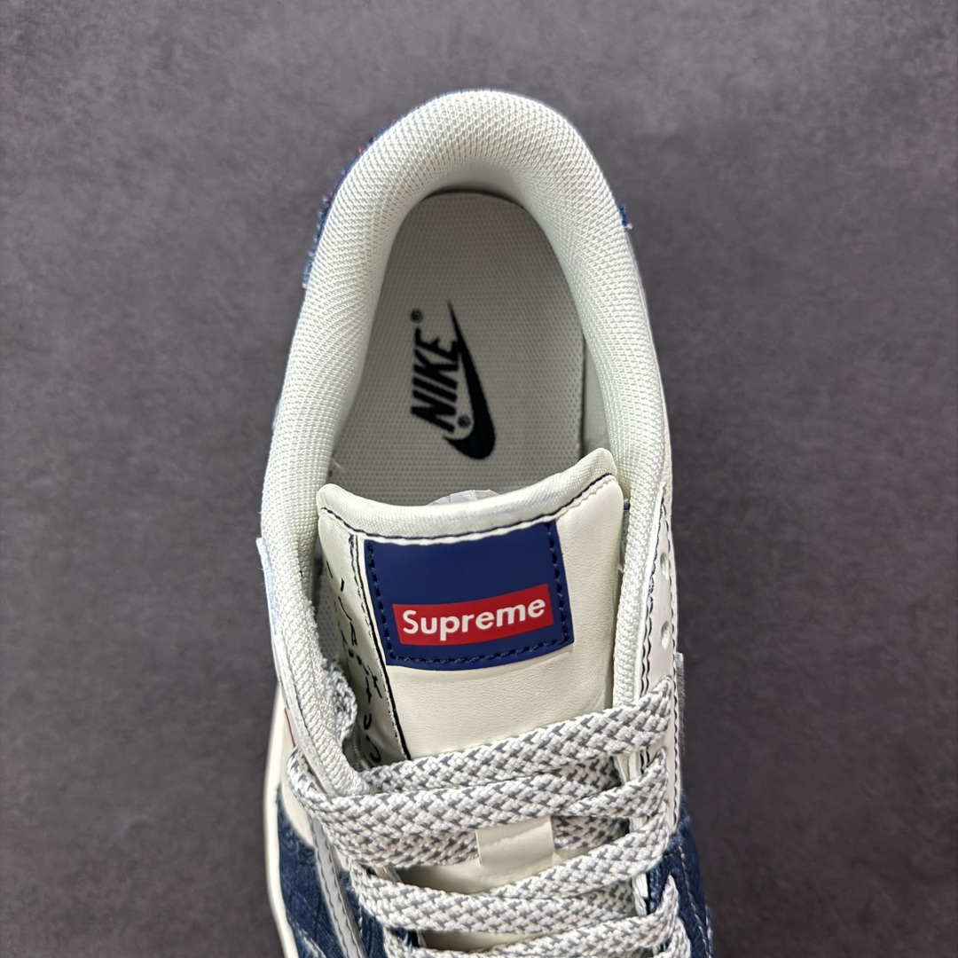 280 定制版Travis Scott x Fragment Design x Air Jordan 1 Low SP AJ1 乔1 Supreme联名 灰蓝牛仔 低帮文化休闲板鞋 JJ2508-565