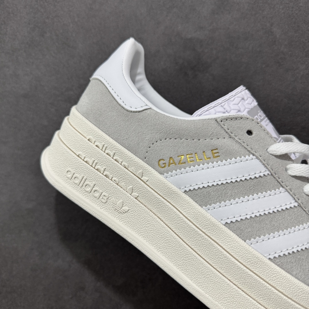 AD Originals Gazelle Bold W 羚羊松糕系列复古百搭厚底增高低帮休闲运动板鞋 HQ6893