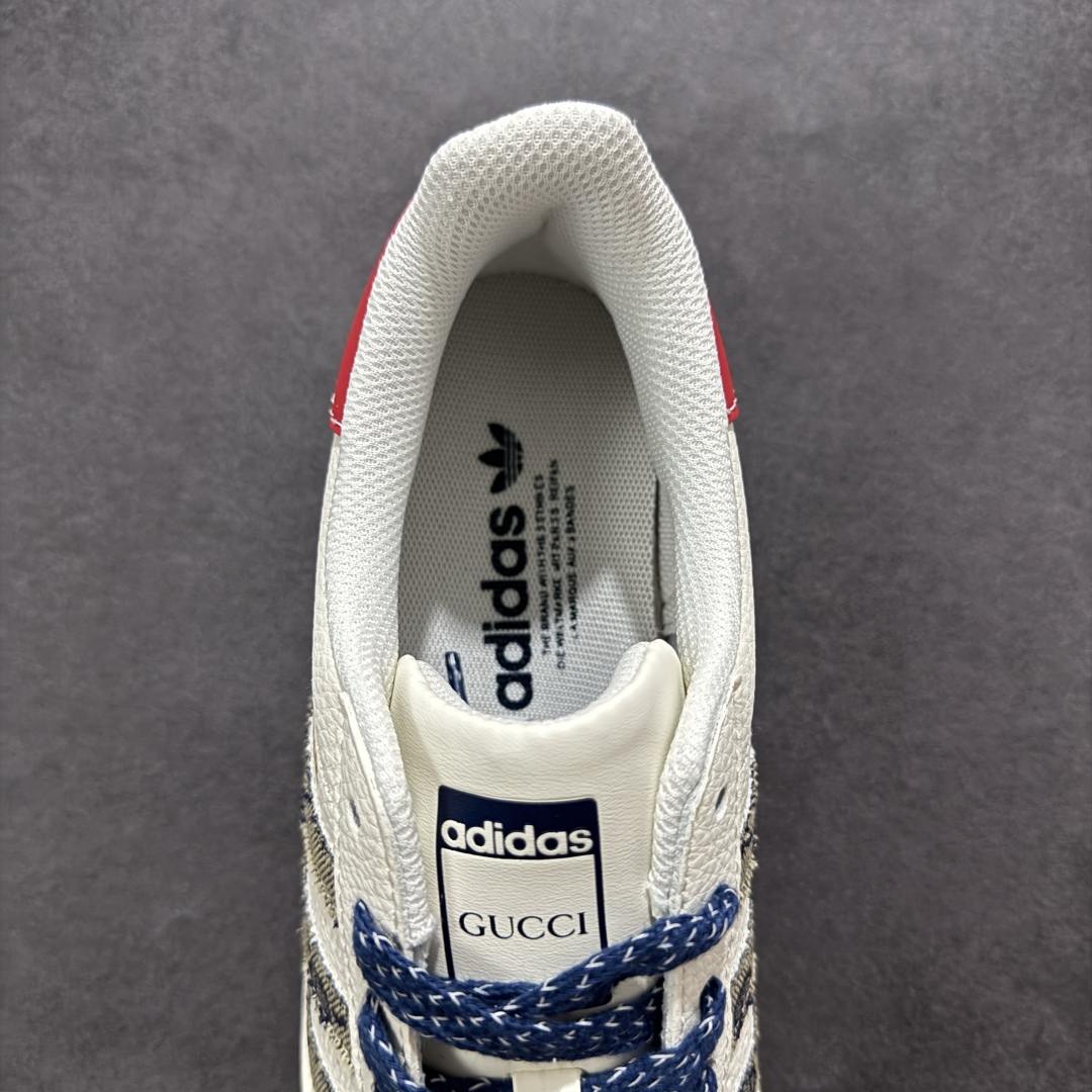  
【定制版】AD Originals Superstar x GUCCI 白红
采用全新头层拼接皮革材
