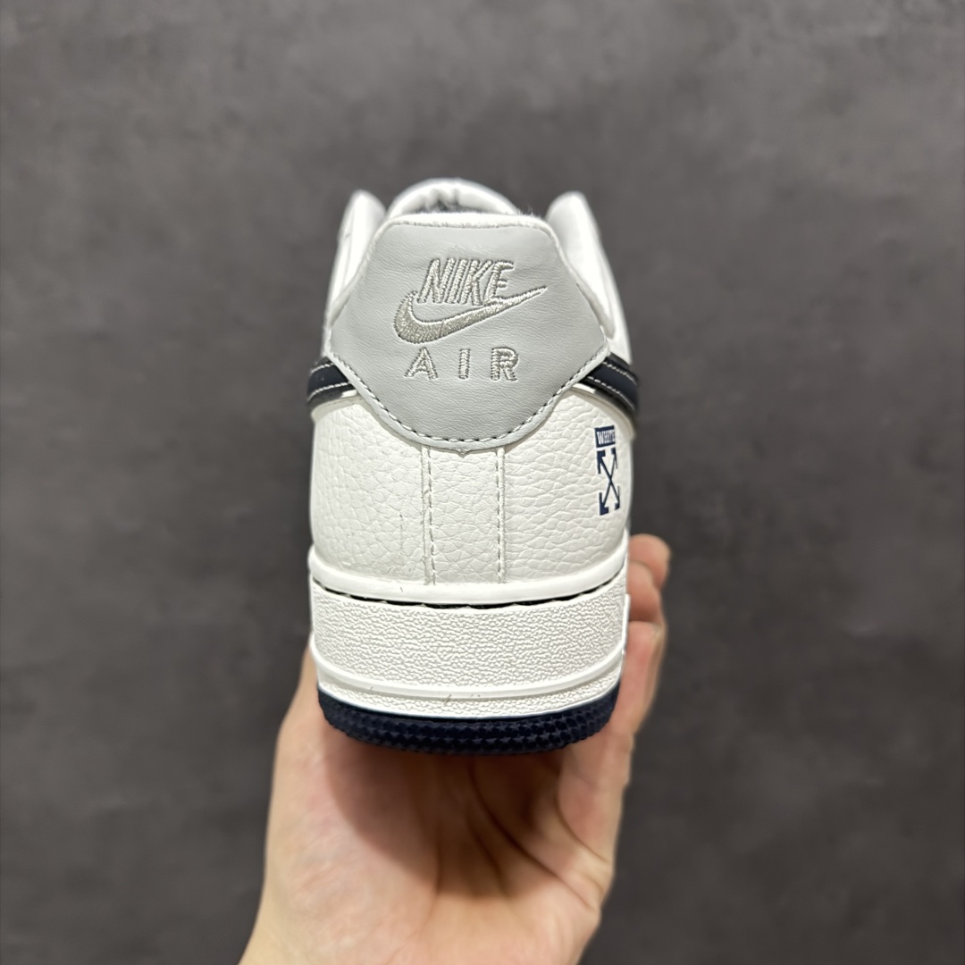 定制版Nike Air Force 1 Low 07 x OFF-WHITE 白蓝小钩 DQ6628-158