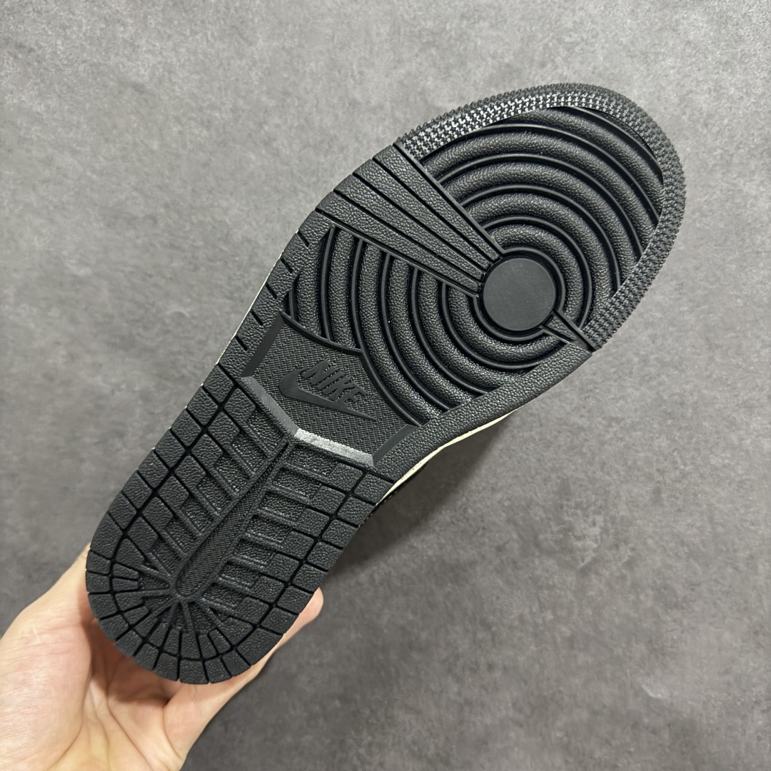 定制版Air Jordan 1 Retro Low x Stussy 黑白灰小钩 XS6086-016