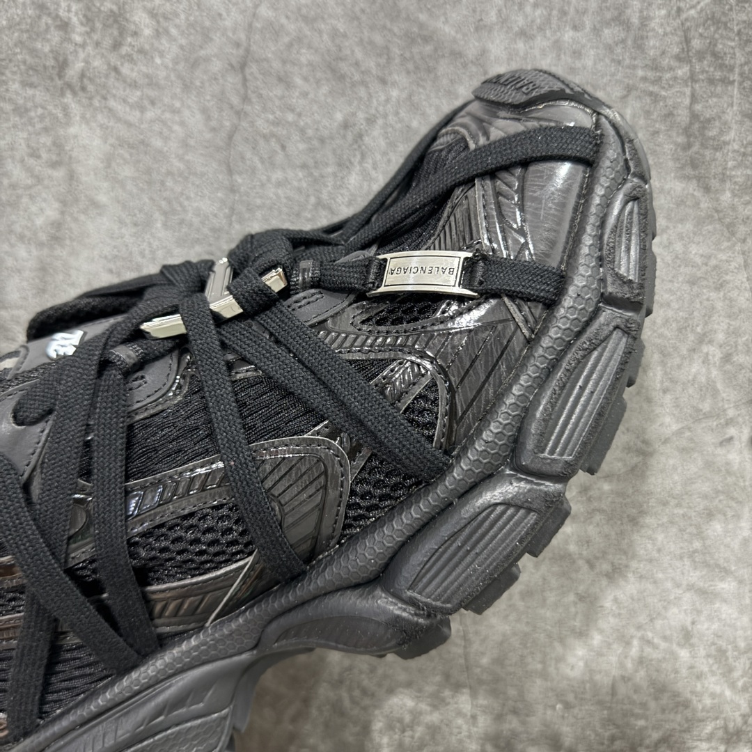 450 XA版巴黎3XL 蜘蛛侠绑带 黑色 Balenciaga巴黎世家 24ss 绑带做旧款 巴黎十代网眼潮流百搭低帮老爹鞋 黑色