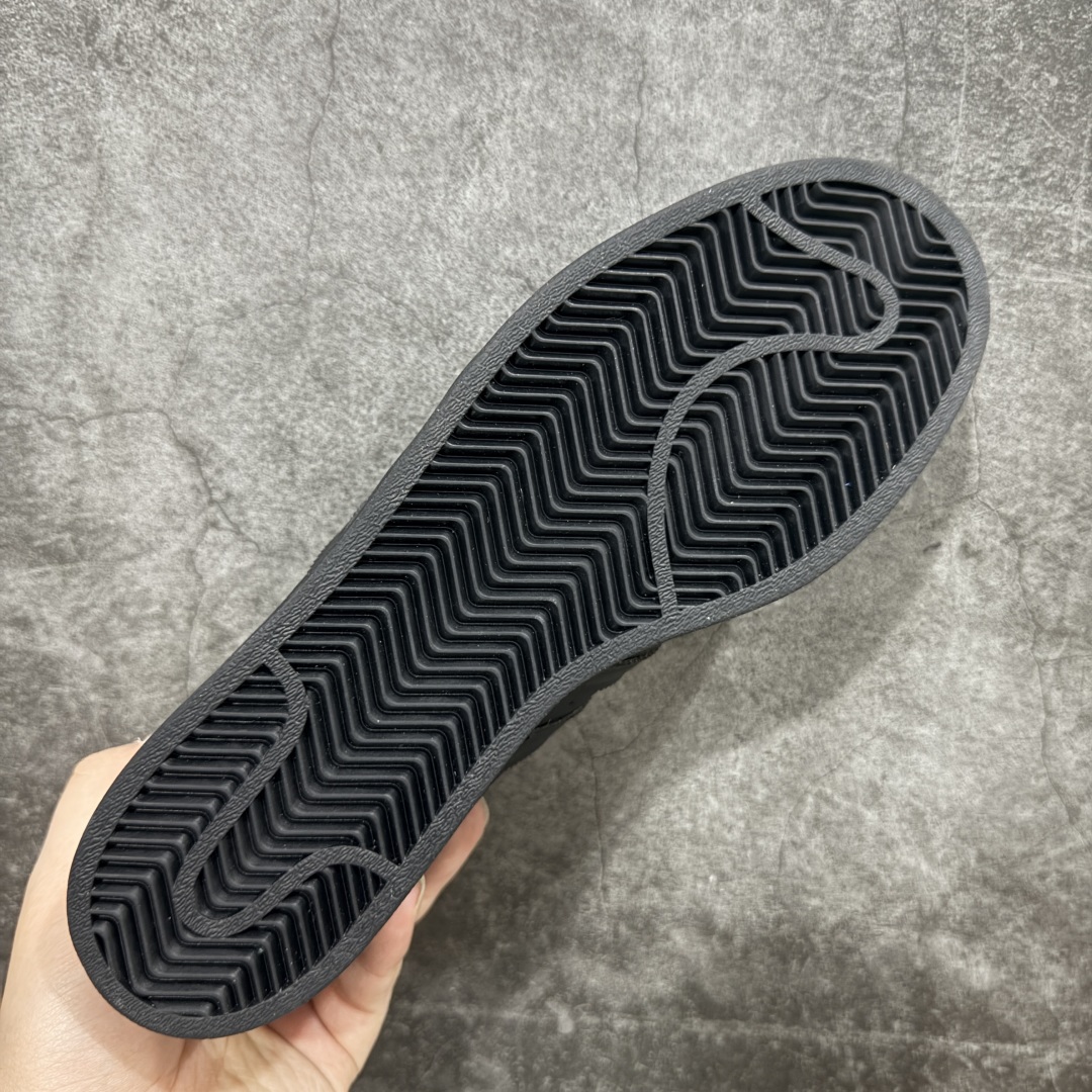 
【奥莱正品单】过验级 Adidas Original Superstar 纯黑贝壳头 EG4957

