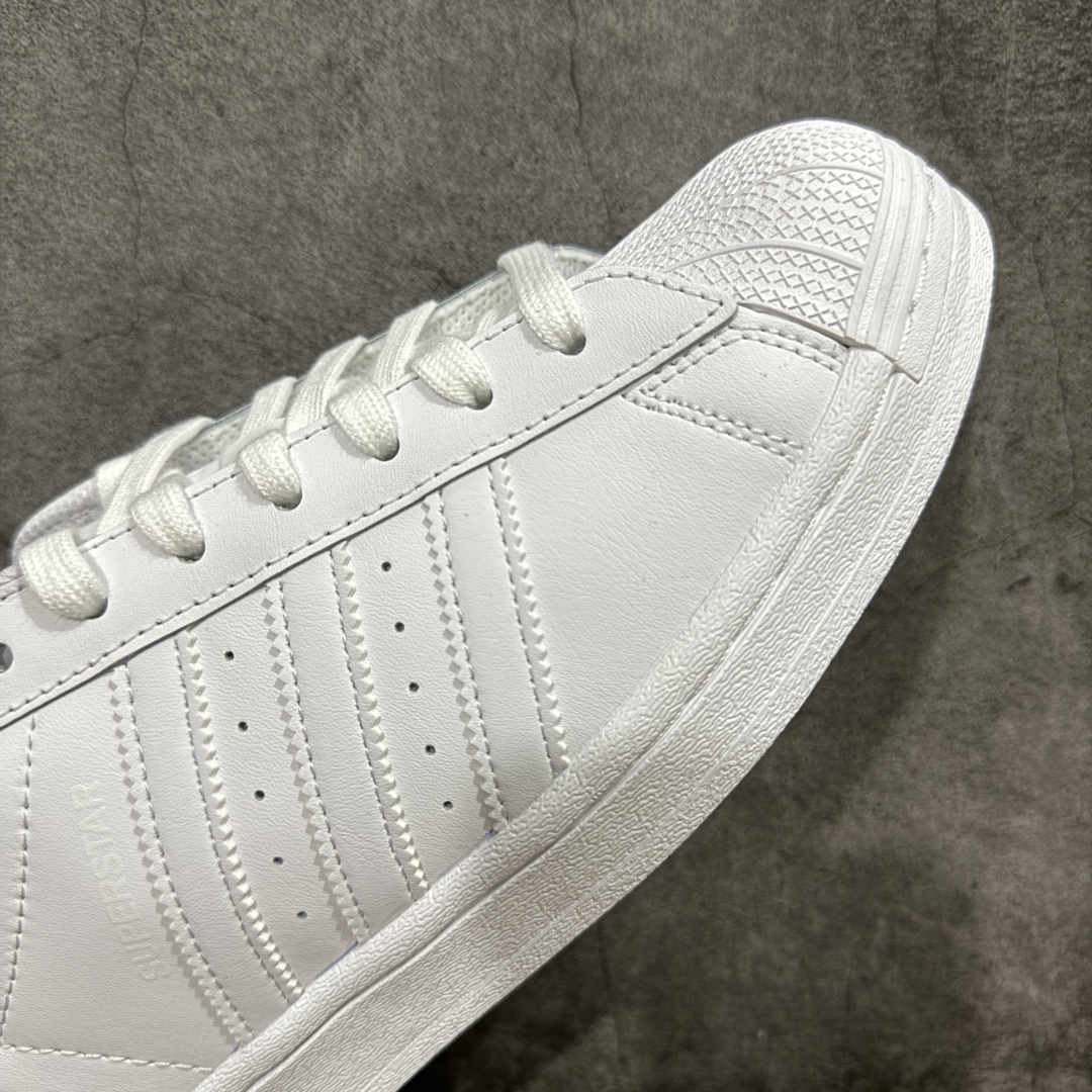 
【奥莱正品单】过验级 Adidas Original Superstar 纯白贝壳头 EG4960

