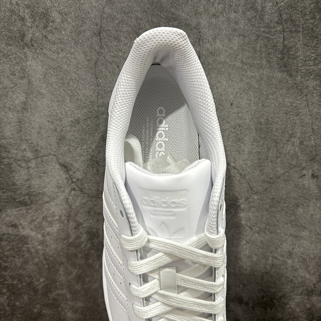 
【奥莱正品单】过验级 Adidas Original Superstar 纯白贝壳头 EG4960

