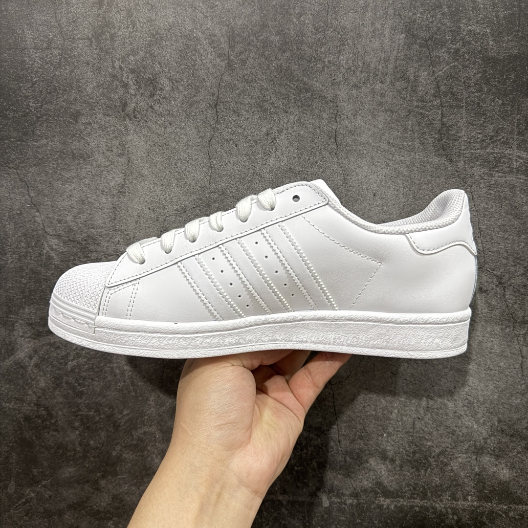 
【奥莱正品单】过验级 Adidas Original Superstar 纯白贝壳头 EG4960

