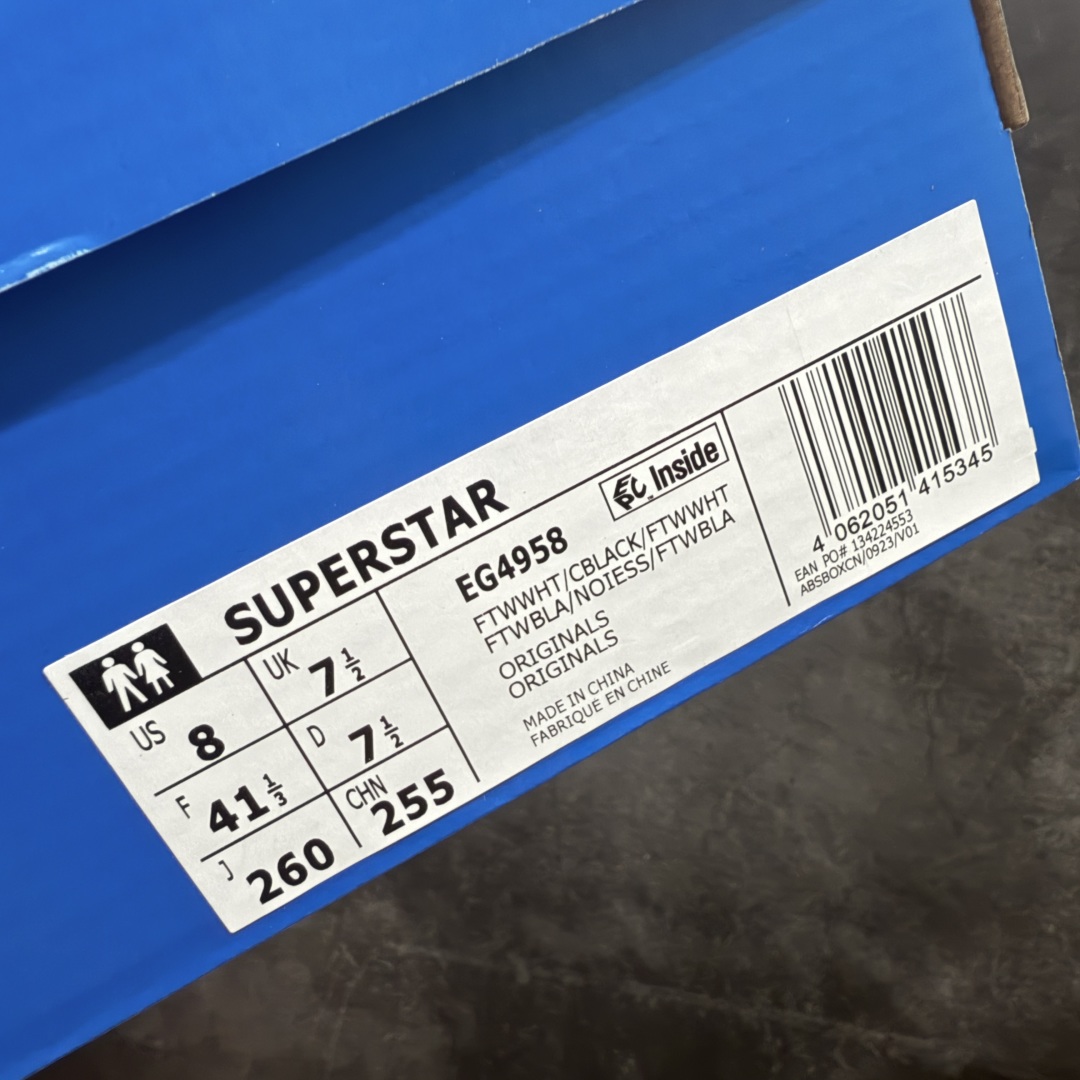 图片[11]-【奥莱正品单】过验级 Adidas Original Superstar 纯白贝壳头 EG4960 市面未流通版 支持对比正品 懂的都懂 市场没有任何版本可以与此对比 无论版型 细节材料 针车烫金都是没有之一的顶级 好价供应 尺码：35.5-45-选品中心