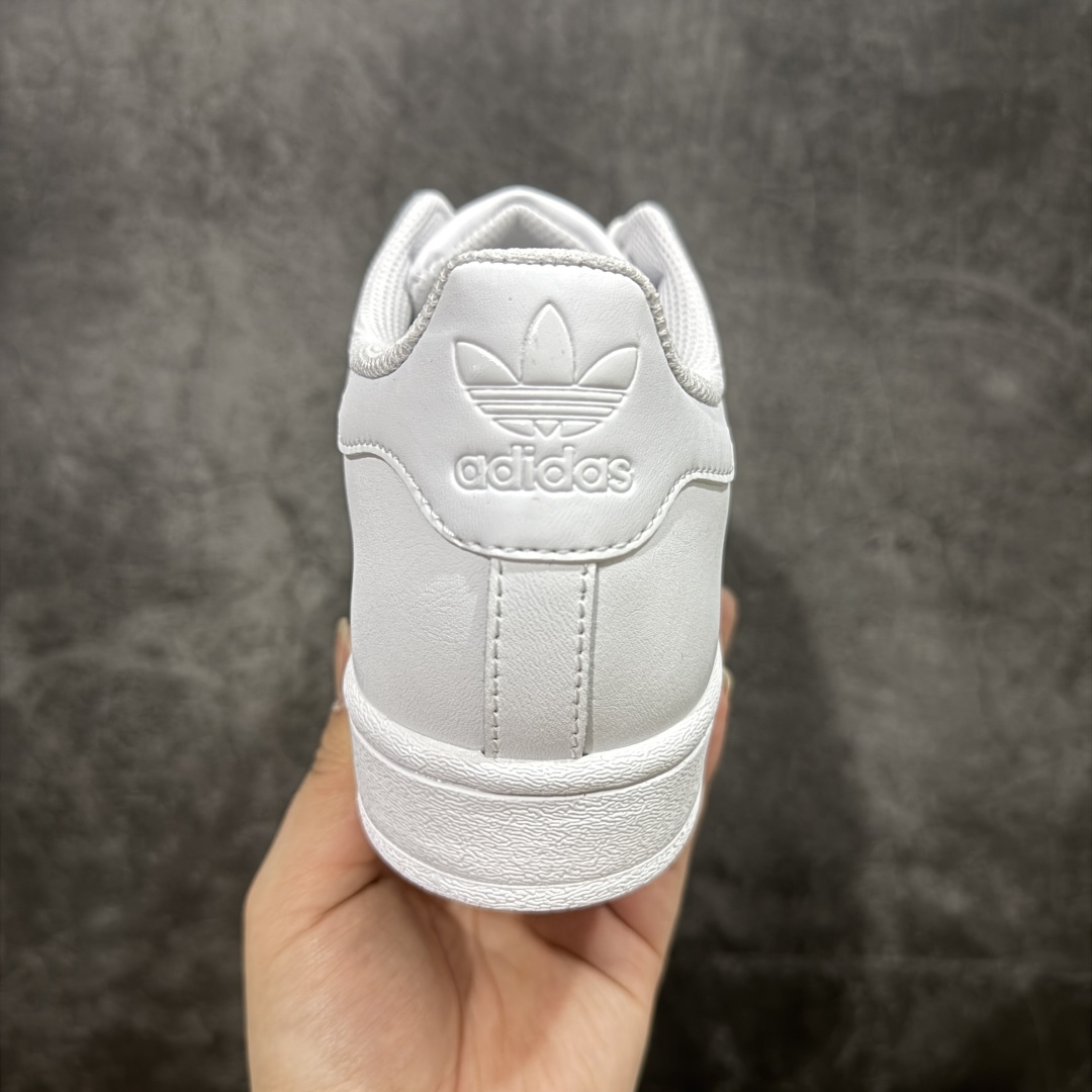 
【奥莱正品单】过验级 Adidas Original Superstar 纯白贝壳头 EG4960

