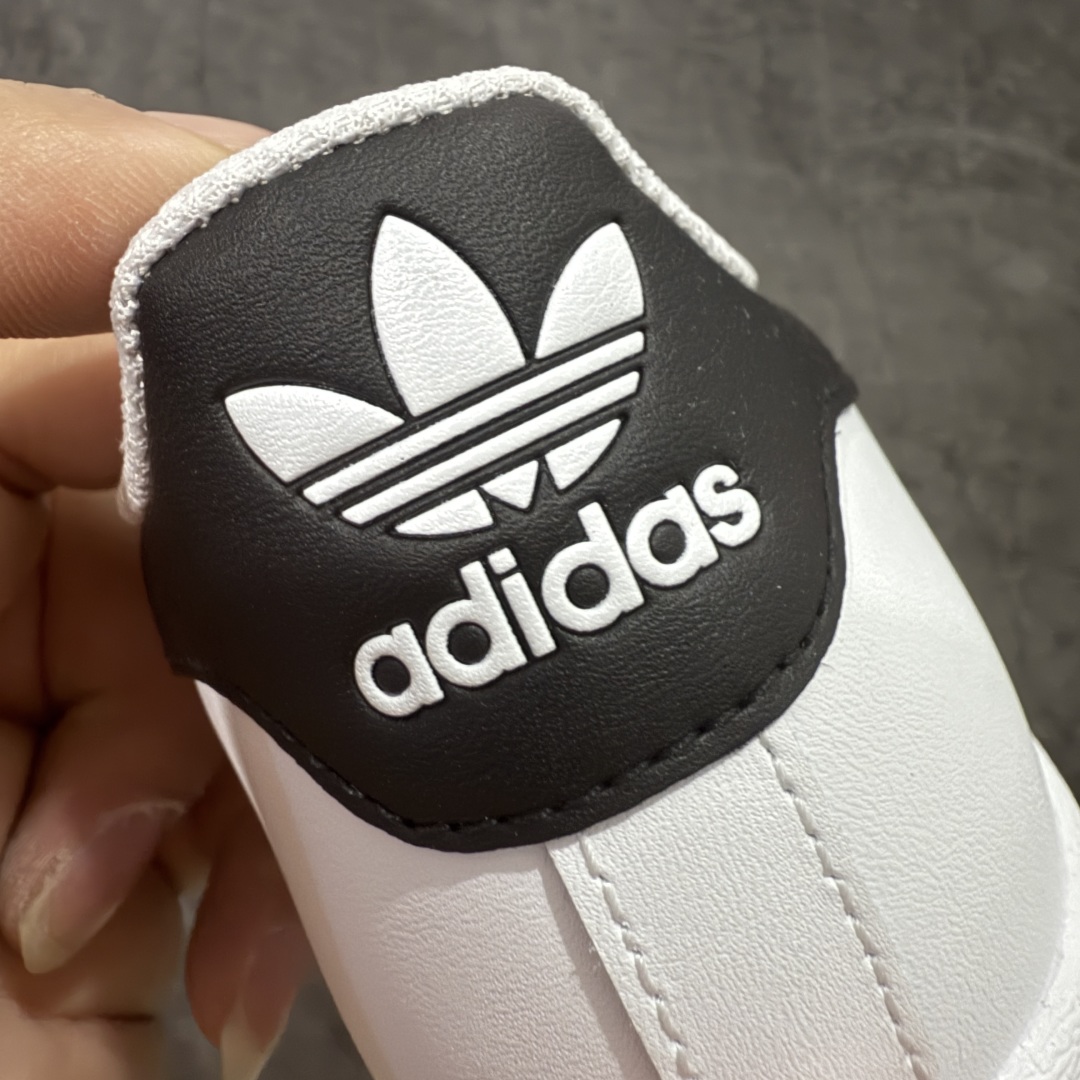 图片[2]-【奥莱正品单】过验级 Adidas Original Superstar 纯白贝壳头 EG4960 市面未流通版 支持对比正品 懂的都懂 市场没有任何版本可以与此对比 无论版型 细节材料 针车烫金都是没有之一的顶级 好价供应 尺码：35.5-45-选品中心