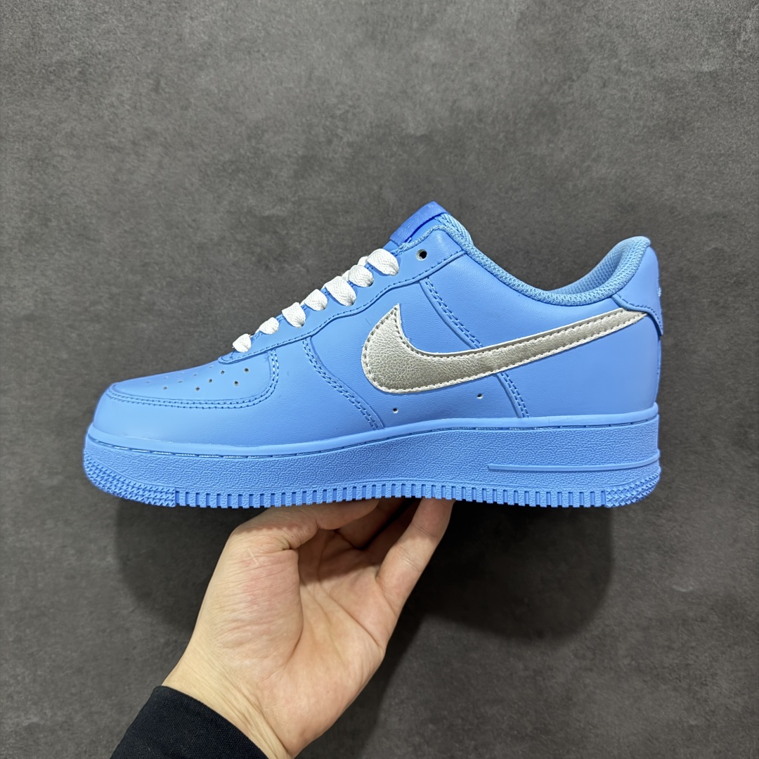 定制版官方爆款定制 Nike Air Force 1 Low’07 冰岛蓝调 空军一号低帮休闲板鞋 ZH0316-070
