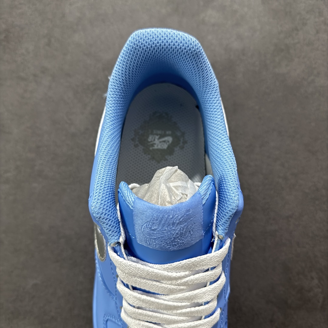 定制版官方爆款定制 Nike Air Force 1 Low’07 冰岛蓝调 空军一号低帮休闲板鞋 ZH0316-070