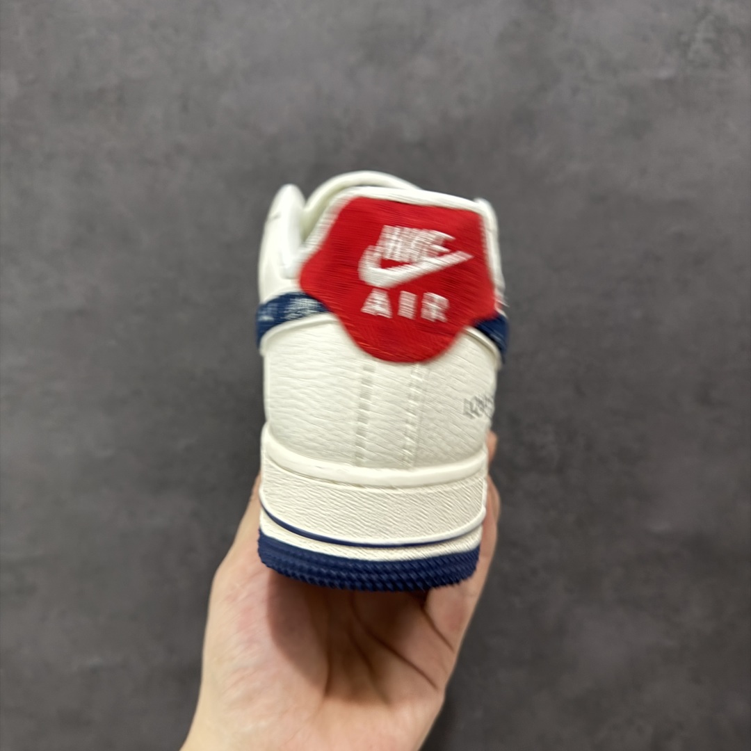 定制版海外限量发售！NIke Air Force 1 '07 Low “LV联名——蓝牛仔勾”空军一号 低帮 运动鞋 XX3168-128