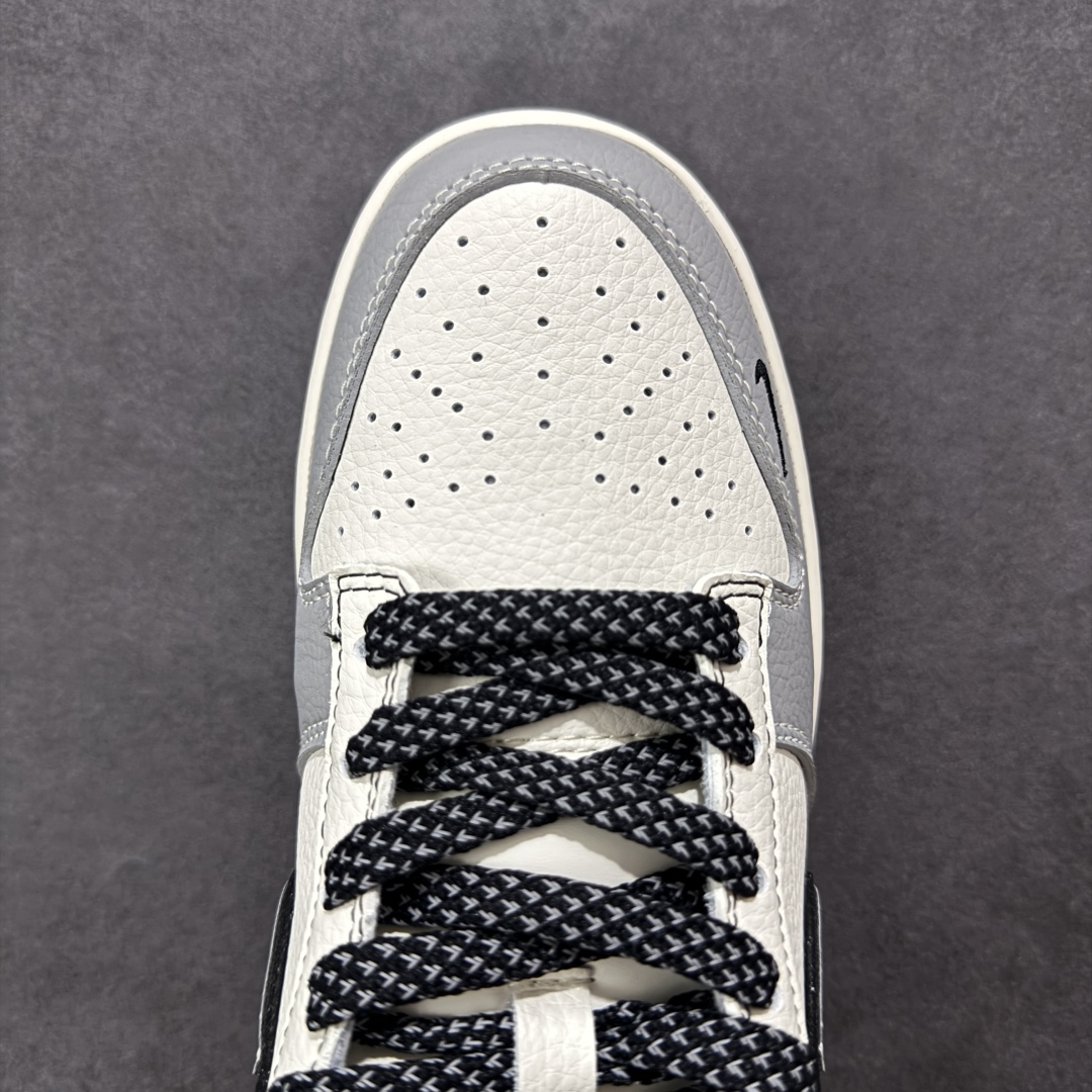 定制版Nike SB Dunk Low 斯图西联名 双拼黑灰 周年高端定制 低帮休闲板鞋 ZH2598-227