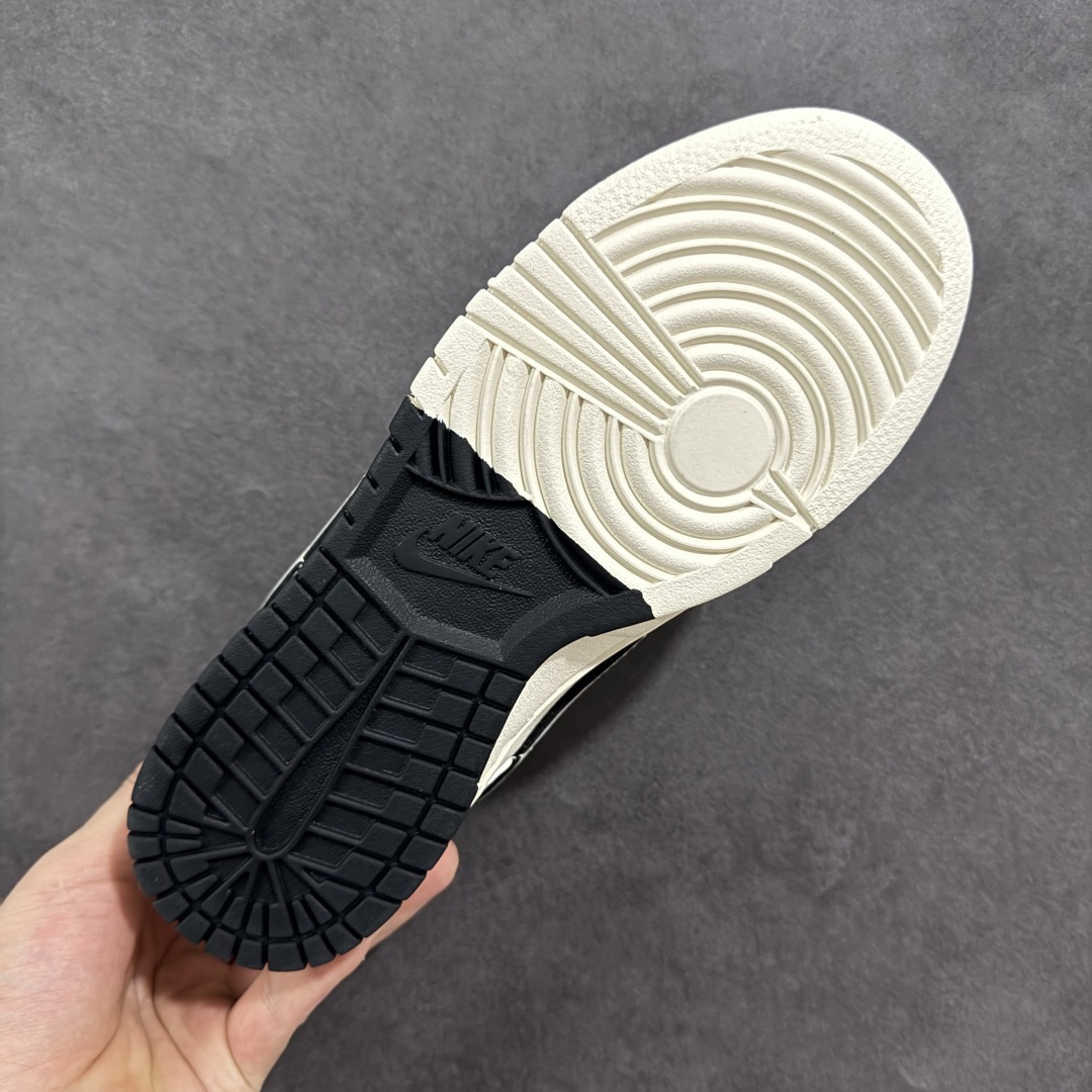 定制版Nike SB Dunk Low 斯图西联名 双拼黑灰 周年高端定制 低帮休闲板鞋 ZH2598-227