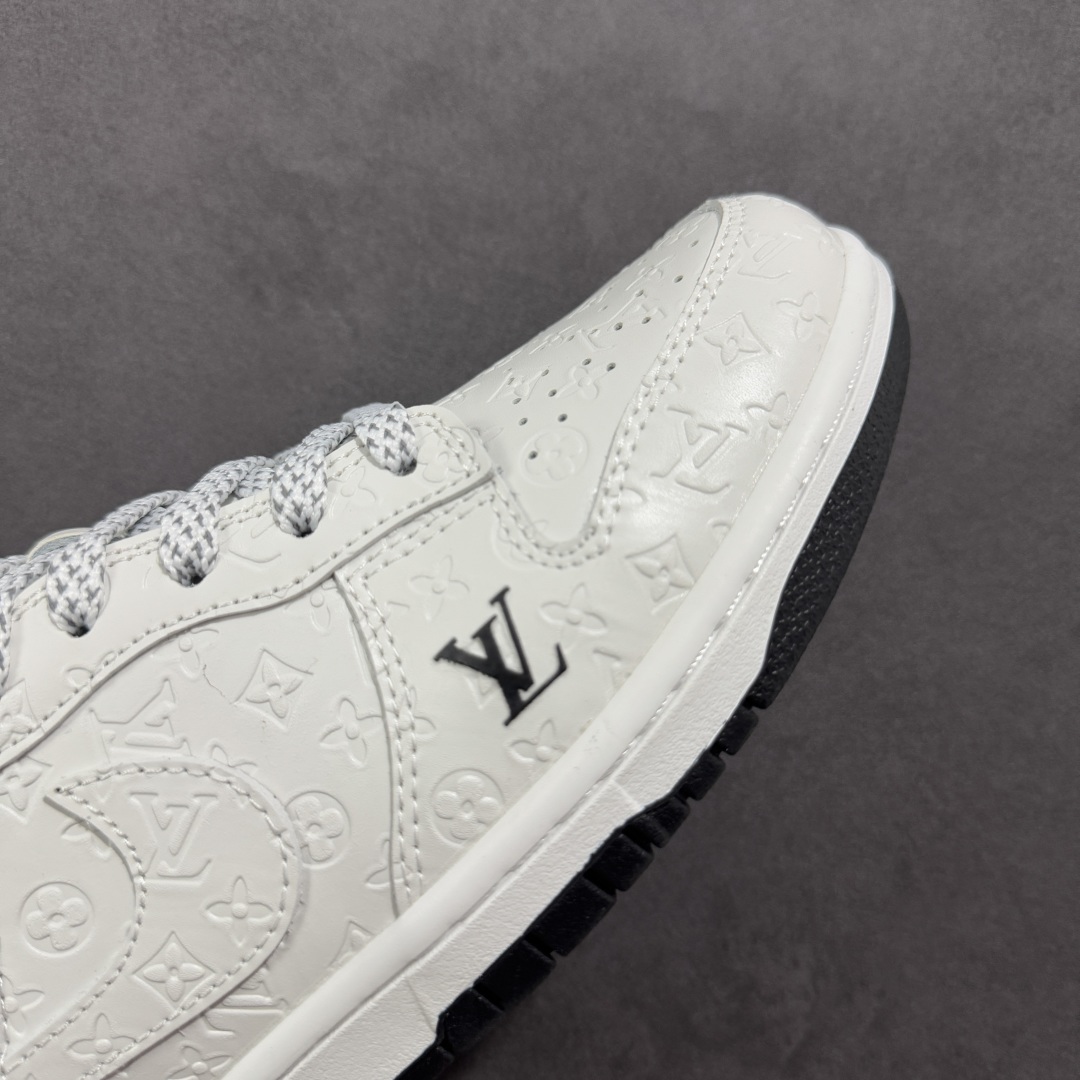 280 定制版Nike SB Dunk Low LV联名 黑白暗印花 周年高端定制 低帮休闲板鞋 XX3168-145