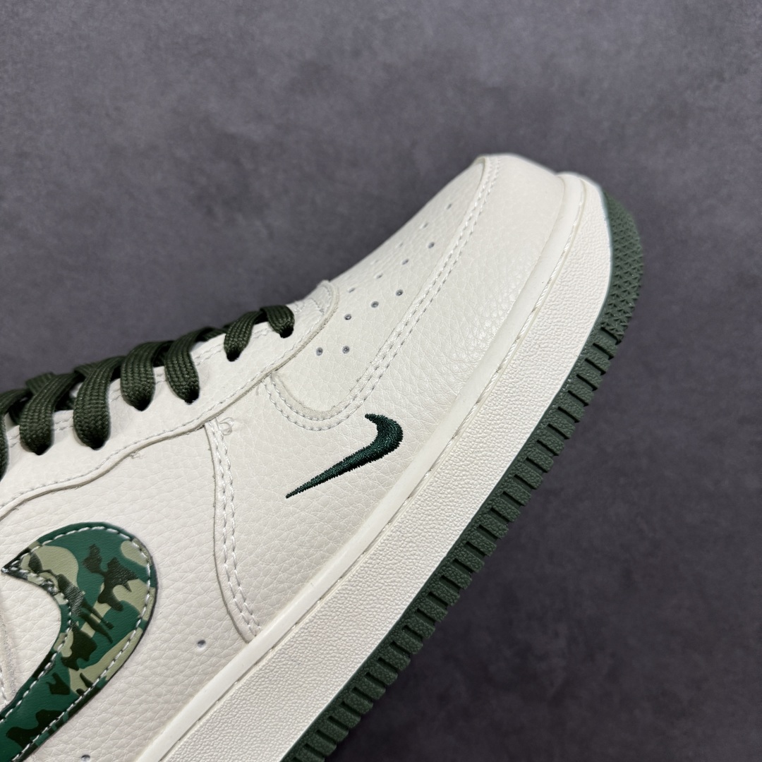 260 定制版海外限量发售！NIke Air Force 1 '07 Low “Supreme联名——绿迷彩勾”空军一号 低帮 运动鞋 休闲鞋 KK1988-069