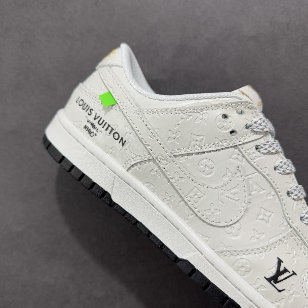 280 定制版Nike SB Dunk Low LV联名 黑白暗印花 周年高端定制 低帮休闲板鞋 XX3168-145