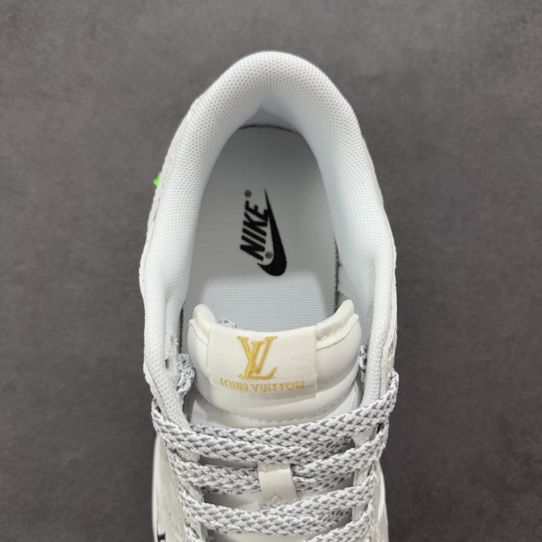 280 定制版Nike SB Dunk Low LV联名 黑白暗印花 周年高端定制 低帮休闲板鞋 XX3168-145