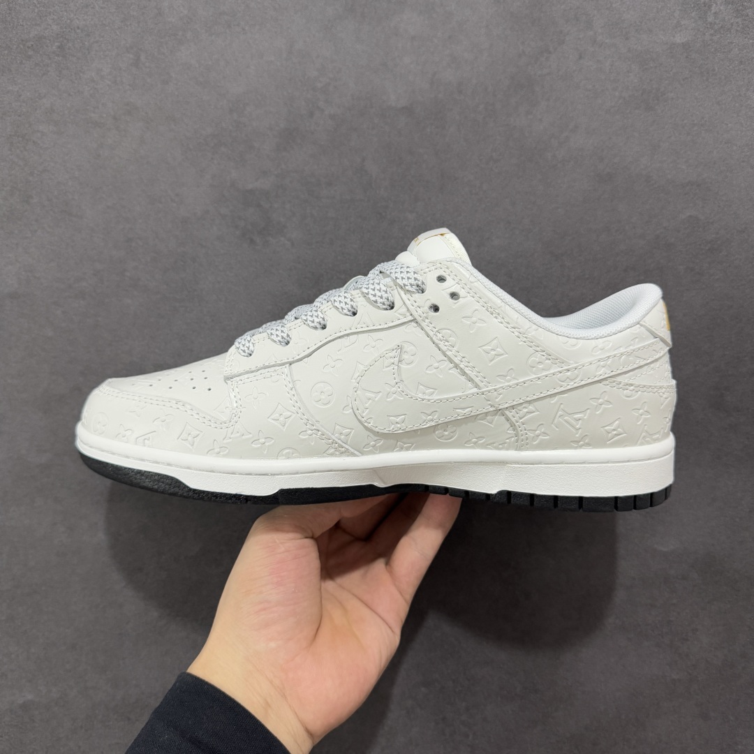 280 定制版Nike SB Dunk Low LV联名 黑白暗印花 周年高端定制 低帮休闲板鞋 XX3168-145