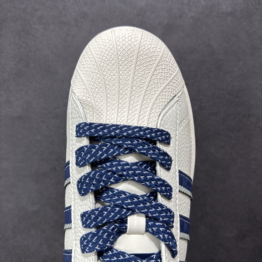 定制版AD Originals Superstar x Stussy 白蓝 JY8903
