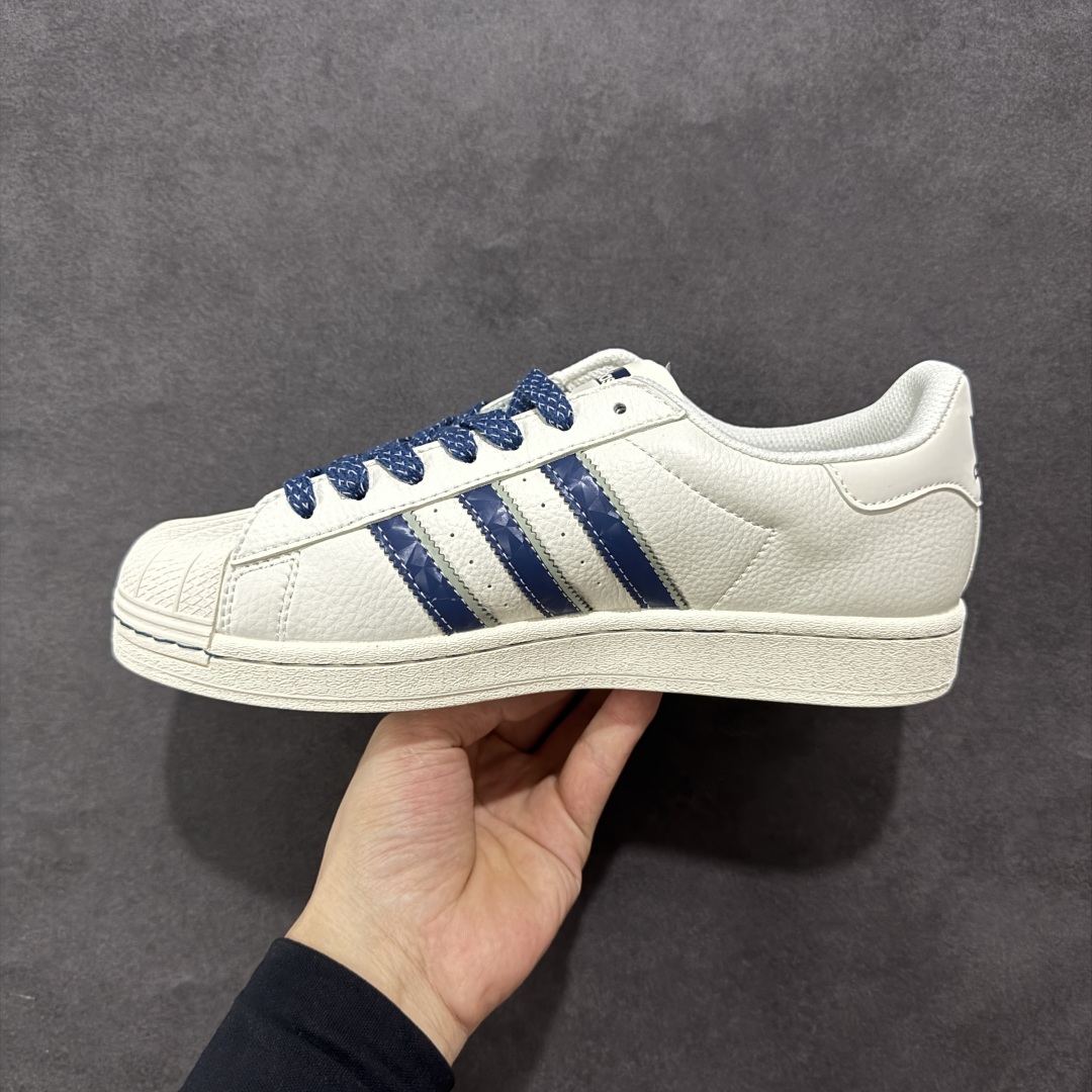 定制版AD Originals Superstar x Stussy 白蓝 JY8903