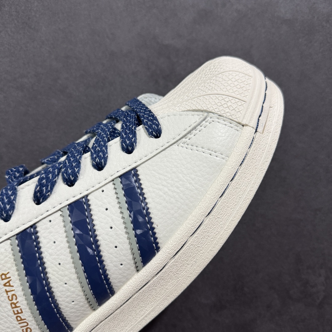 定制版AD Originals Superstar x Stussy 白蓝 JY8903