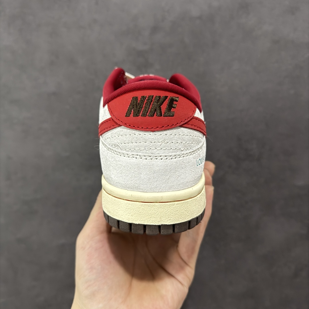 200 定制版Nike SB Dunk Low x LV 米白红勾 QF1568-148