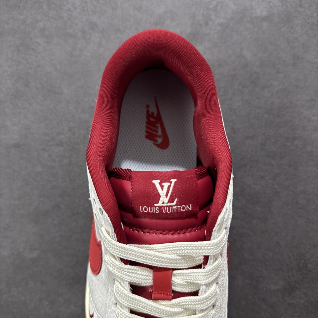 200 定制版Nike SB Dunk Low x LV 米白红勾 QF1568-148