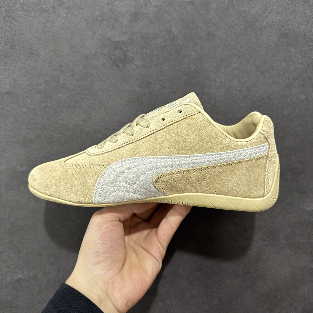 180 正确版PUMA Speedcat 百搭单品 彪马赛车鞋卡其白棕麂皮 403903-02