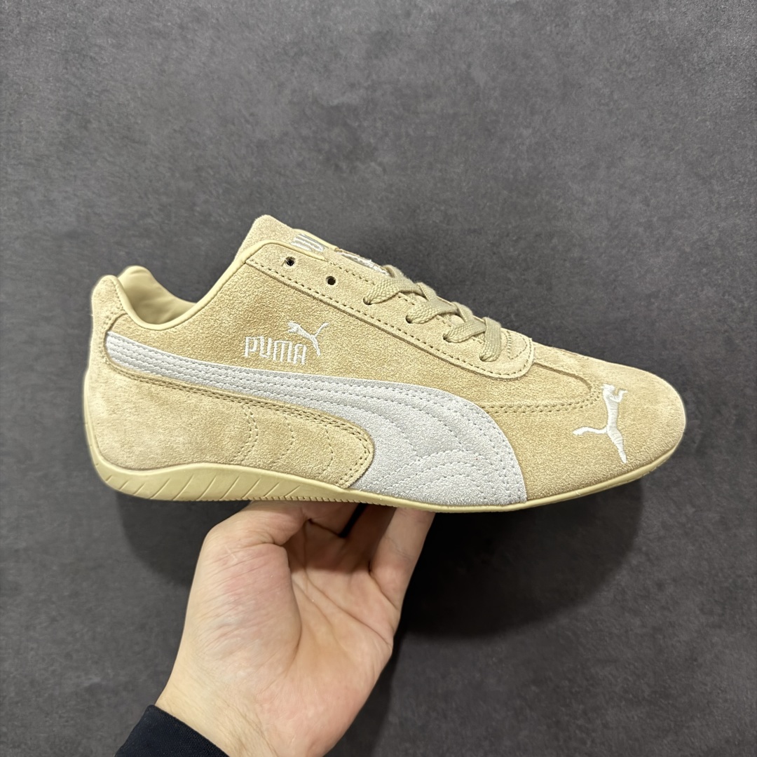 180 正确版PUMA Speedcat 百搭单品 彪马赛车鞋卡其白棕麂皮 403903-02