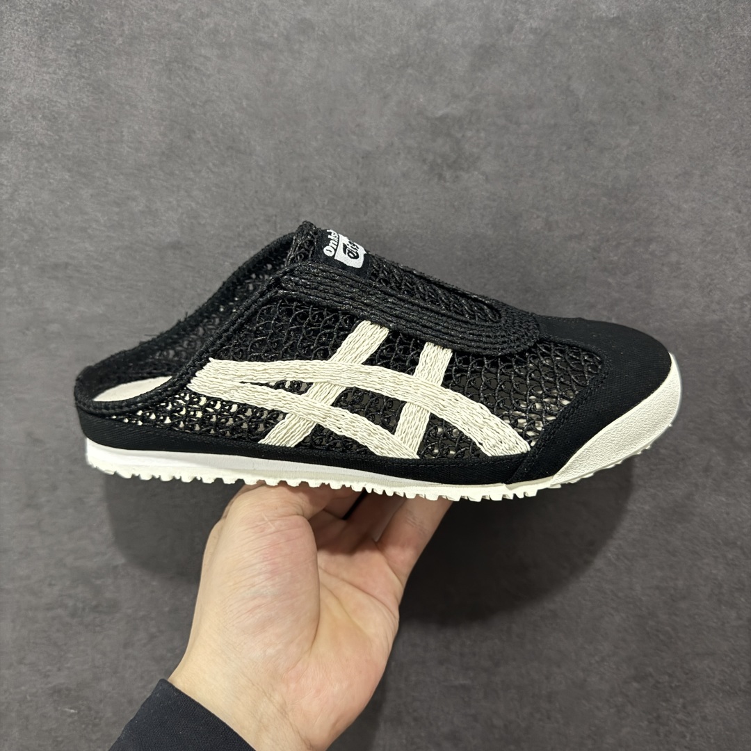 【公司级】Asics Onitsuka Tiger鬼塚虎 MEXICO 66 Sabot 半拖舒适日常 透气轻便 低帮 生活休闲鞋 男女OnitsukaTiger 鬼塚虎从运动中汲取灵感，并致力于打造融合舒适感受与创新设计的时尚品牌。品牌的设计风格既体现了对传统的致敬，同时也表达了对精致风格和现代创意的推崇。我们提供独具个性的全系列产品，打造从头到脚的整体穿搭。每件产品皆以精湛工艺匠心打造，细节考究，品质出众。 尺码：36 37 37.5 38 39 39.5 40.5 41.5 42 42.5 43.5 44 45-选品中心