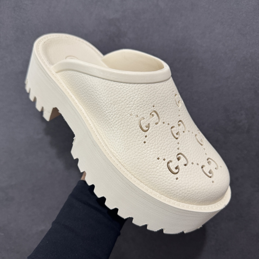 图片[3]-【广东纯原版】Gucci 春夏款 洞洞拖鞋 百搭情侣款 丑萌丑萌镂空洞洞鞋 所有细节 材料 全部跟你在专柜买到的都一样 尺码：35-40-选品中心