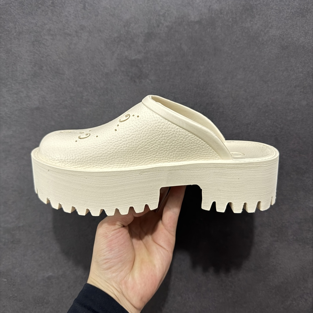 图片[2]-【广东纯原版】Gucci 春夏款 洞洞拖鞋 百搭情侣款 丑萌丑萌镂空洞洞鞋 所有细节 材料 全部跟你在专柜买到的都一样 尺码：35-40-选品中心