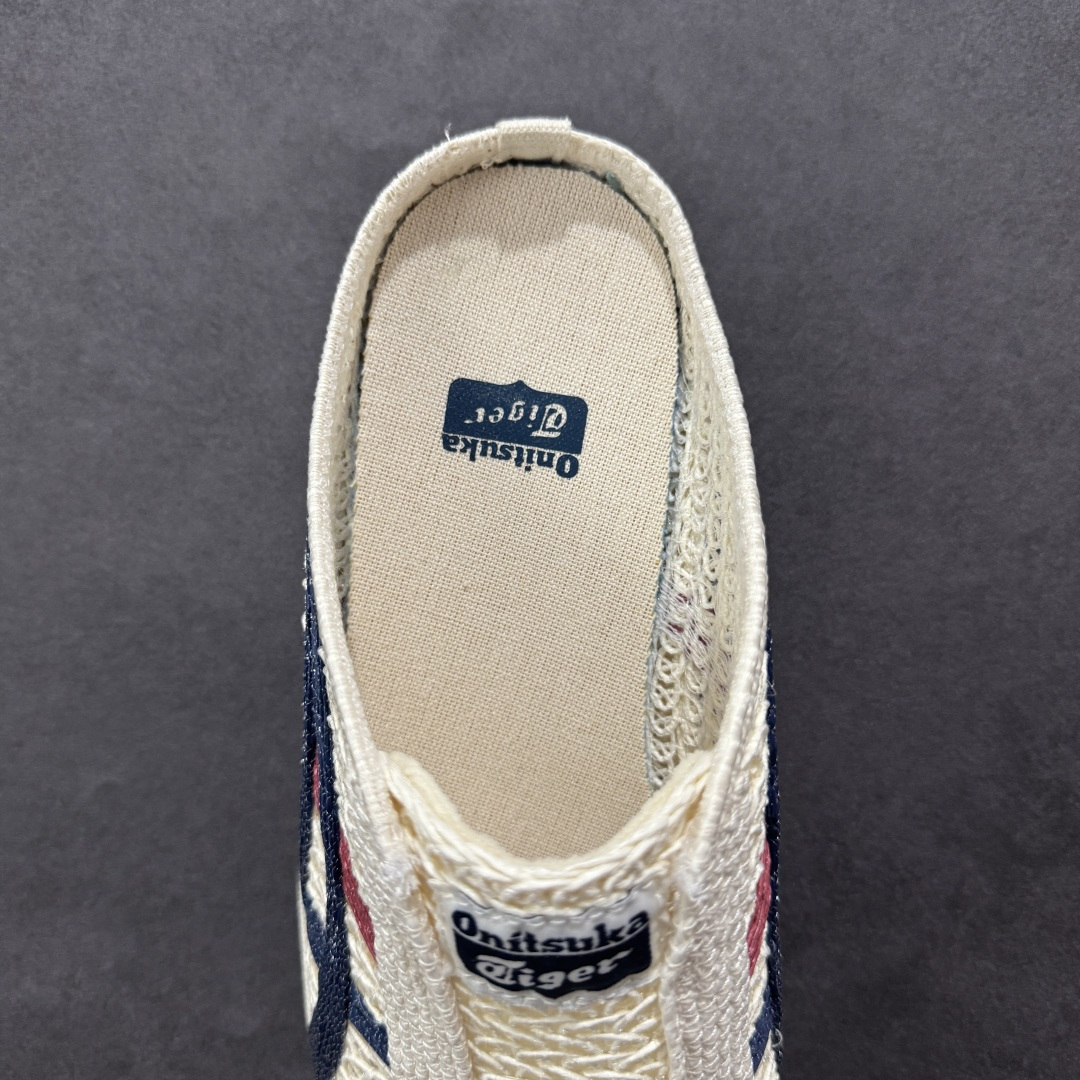 图片[7]-【公司级】Asics Onitsuka Tiger鬼塚虎 MEXICO 66 Sabot 半拖舒适日常 透气轻便 低帮 生活休闲鞋 男女OnitsukaTiger 鬼塚虎从运动中汲取灵感，并致力于打造融合舒适感受与创新设计的时尚品牌。品牌的设计风格既体现了对传统的致敬，同时也表达了对精致风格和现代创意的推崇。我们提供独具个性的全系列产品，打造从头到脚的整体穿搭。每件产品皆以精湛工艺匠心打造，细节考究，品质出众。 尺码：36 37 37.5 38 39 39.5 40.5 41.5 42 42.5 43.5 44 45-选品中心