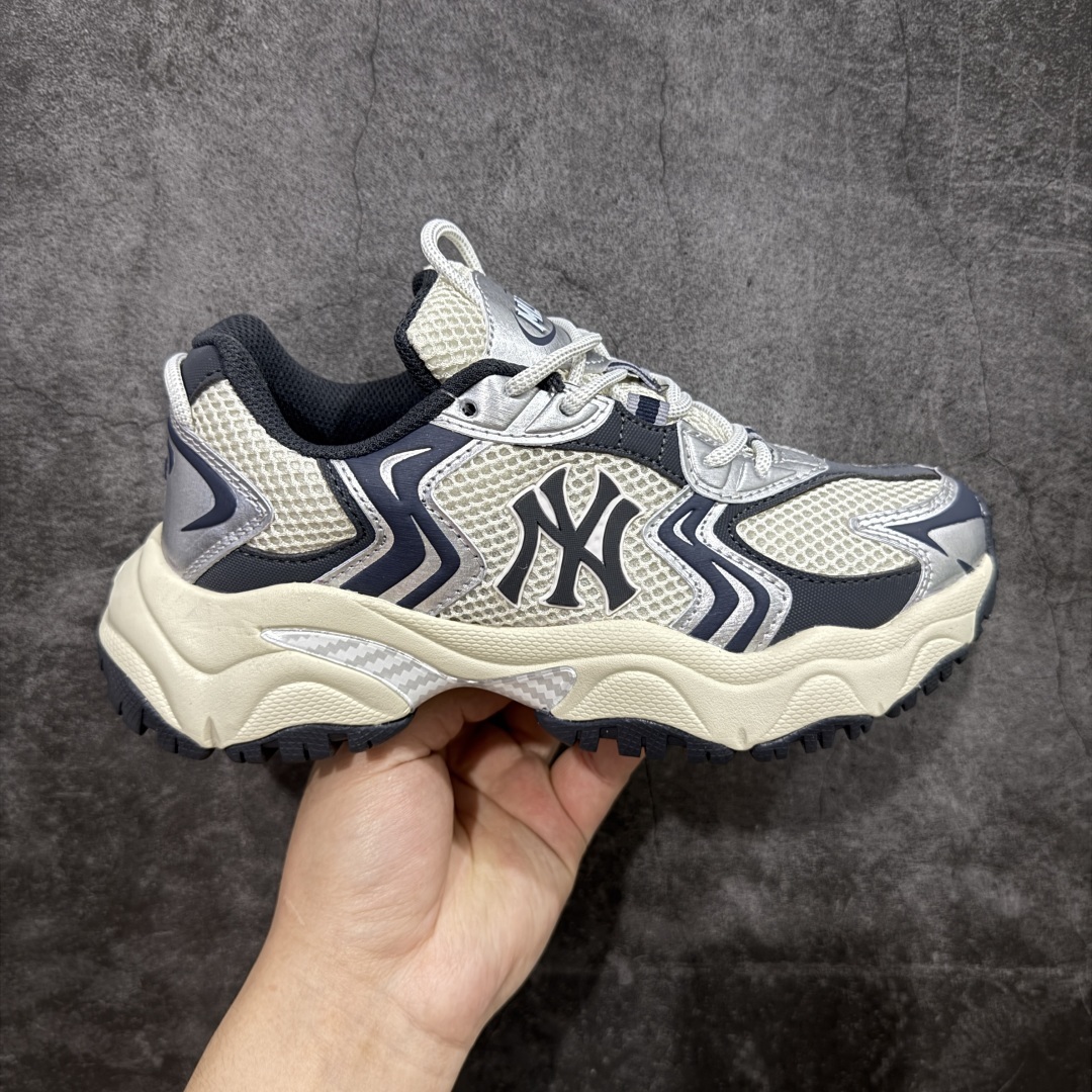 【纯原版】MLB Winner Chunky 25新款 NY百搭舒适休闲潮流运动厚底增高 防滑耐磨